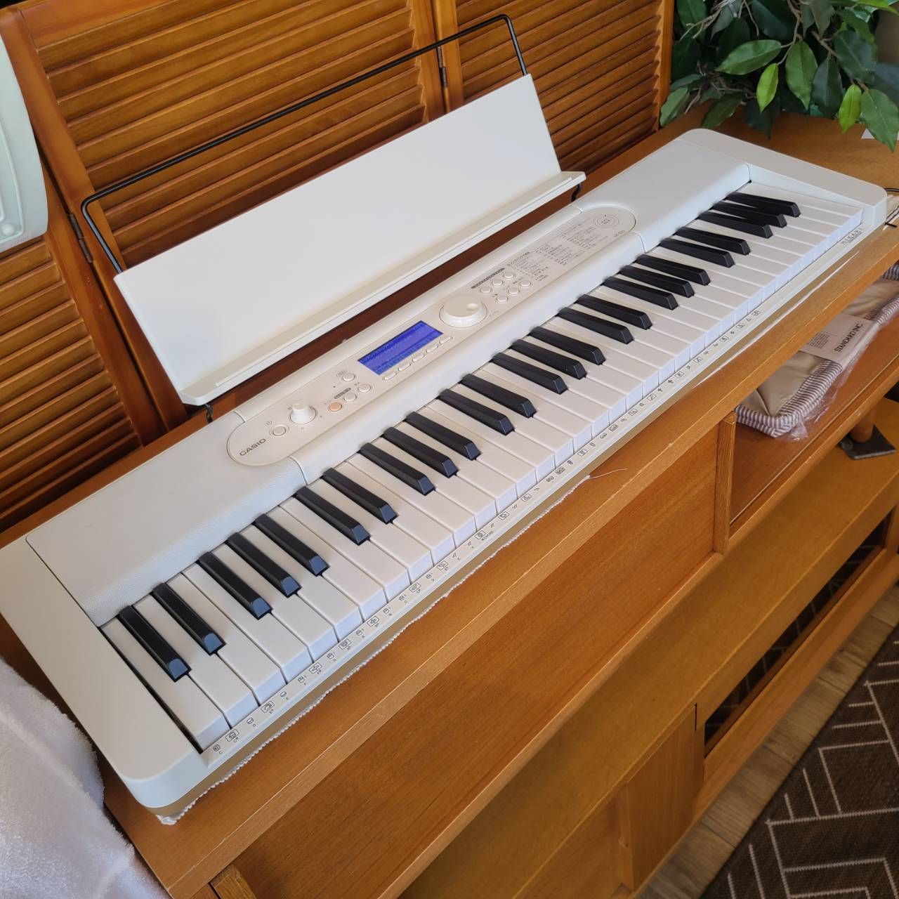 美品・高年式  カシオ 鍵盤 光ナビゲーションキーボード 年