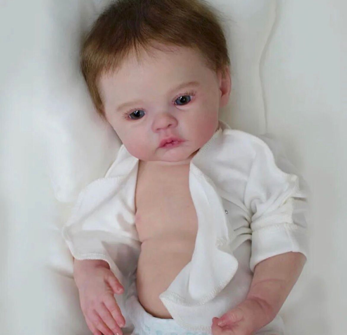 リボーンドール 赤ちゃん人形 19インチ 50cm ヨーロッパハーフ顔 
