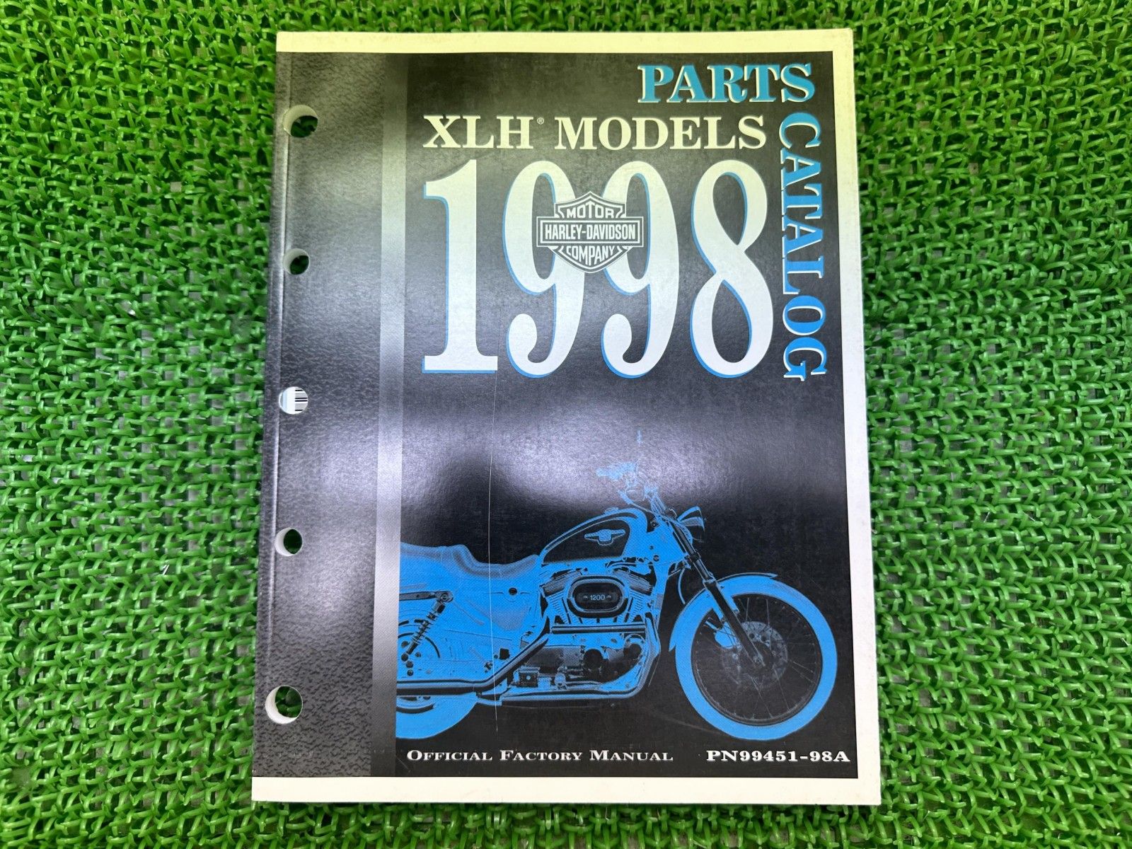 XLH パーツリスト 英語版 ハーレー 正規 バイク 整備書 スポーツスター 1998年XLHモデル パーツカタログ 車検 パーツカタログ Mk