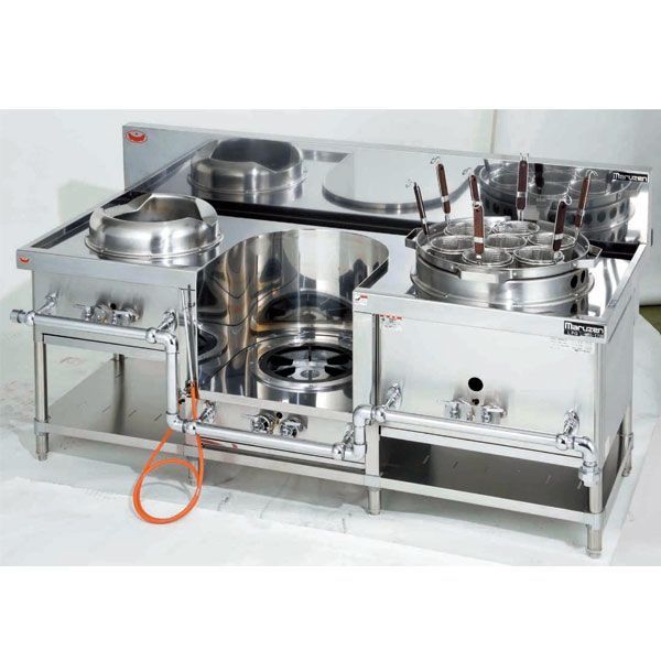 マルゼンプラスト方式バーナー 中華レンジ 都市ガス