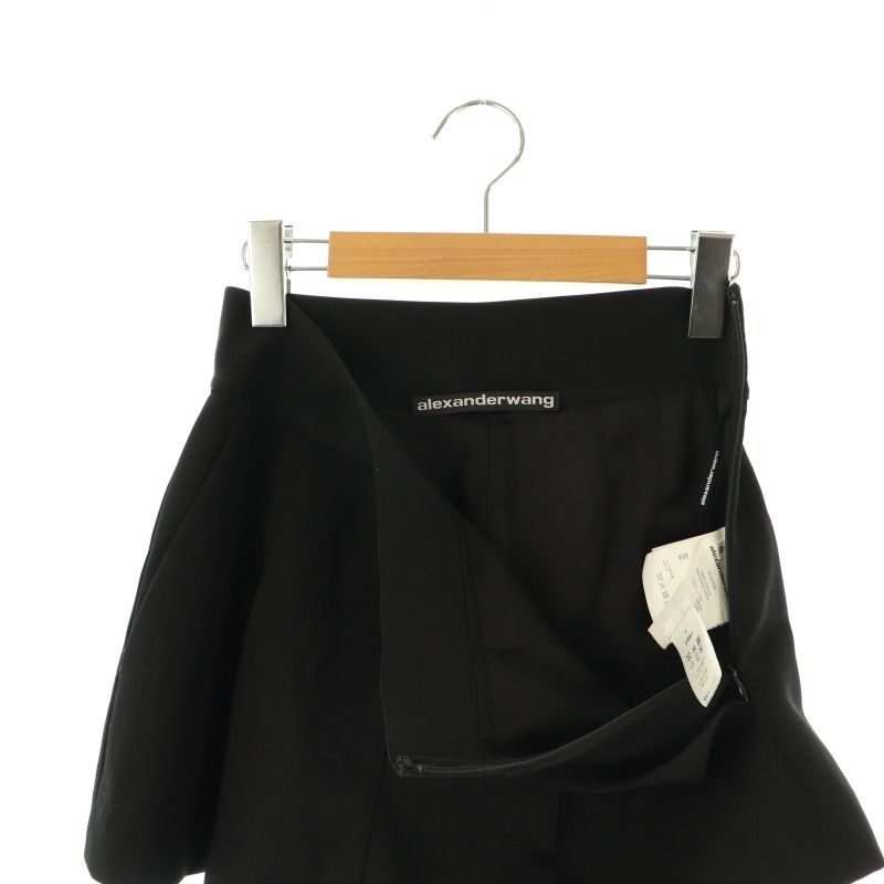 確実正規品 アレキサンダーワン ウエストロゴ ショートパンツ 0 アレキサンダーワン ALEXANDER WANG ウエストロゴショートパンツ