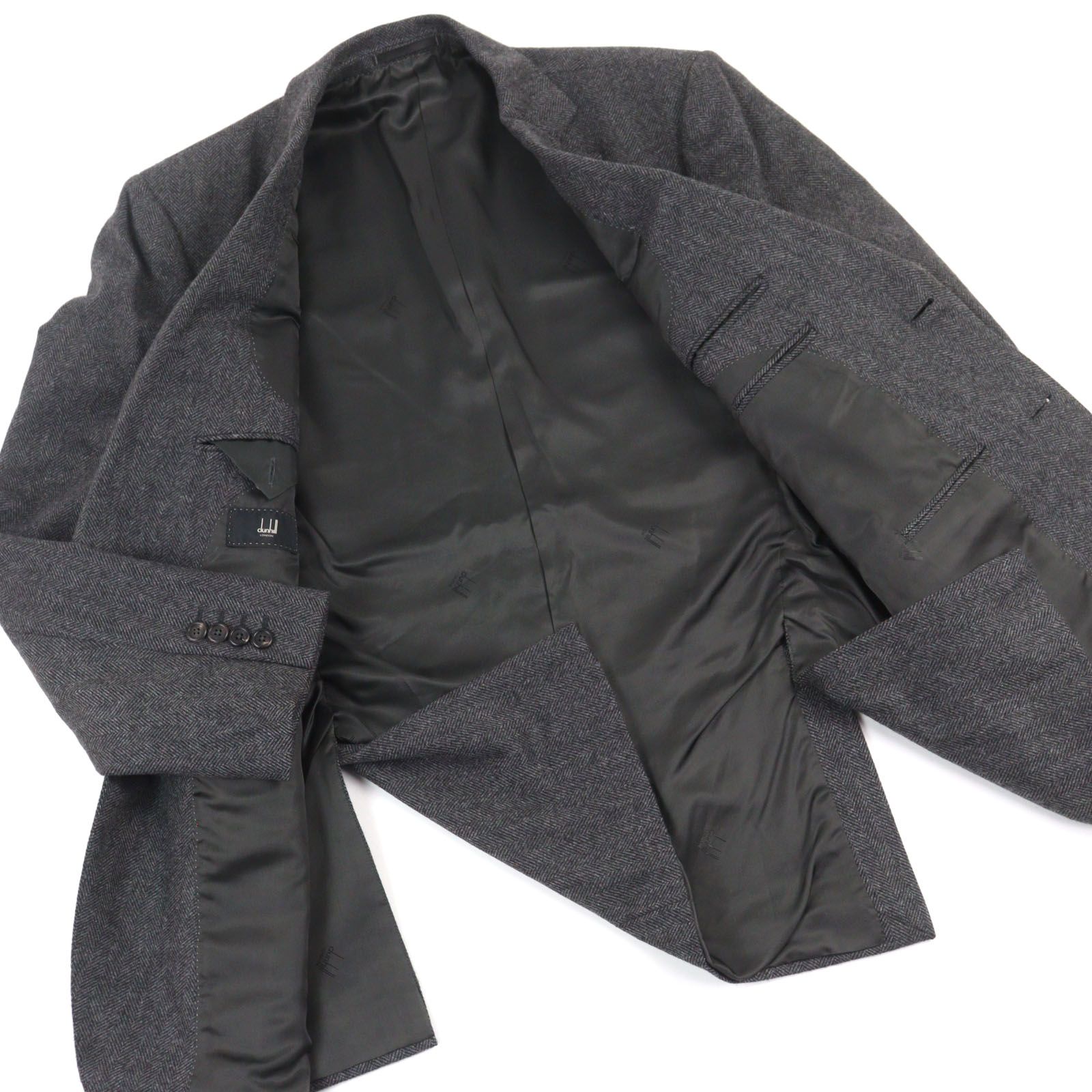 dunhill　カシミア100%　ヘリンボーン柄　美品 dunhill カシミア100% ヘリンボーン柄 美品 - メルカリ