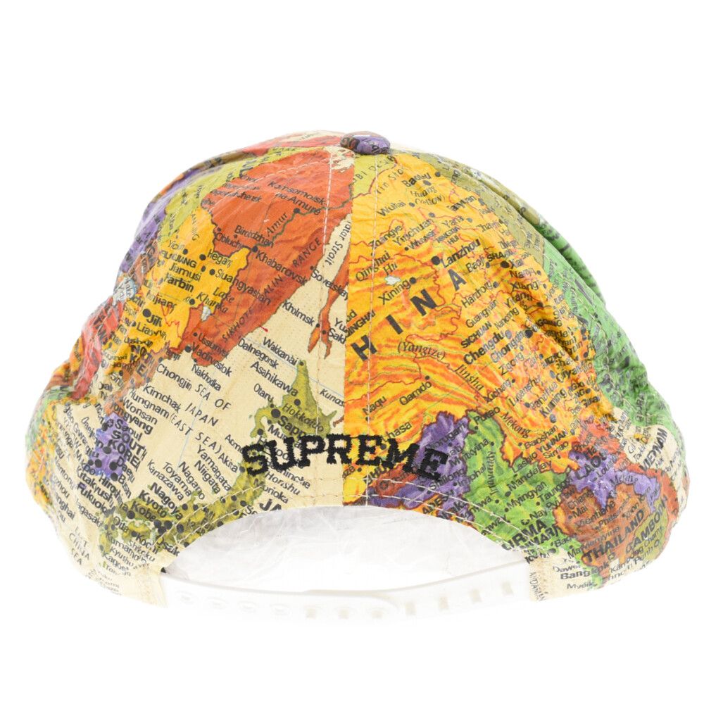 SUPREME シュプリーム 12SS PAPER CAP 世界地図柄 ペーパーキャップ マルチカラー