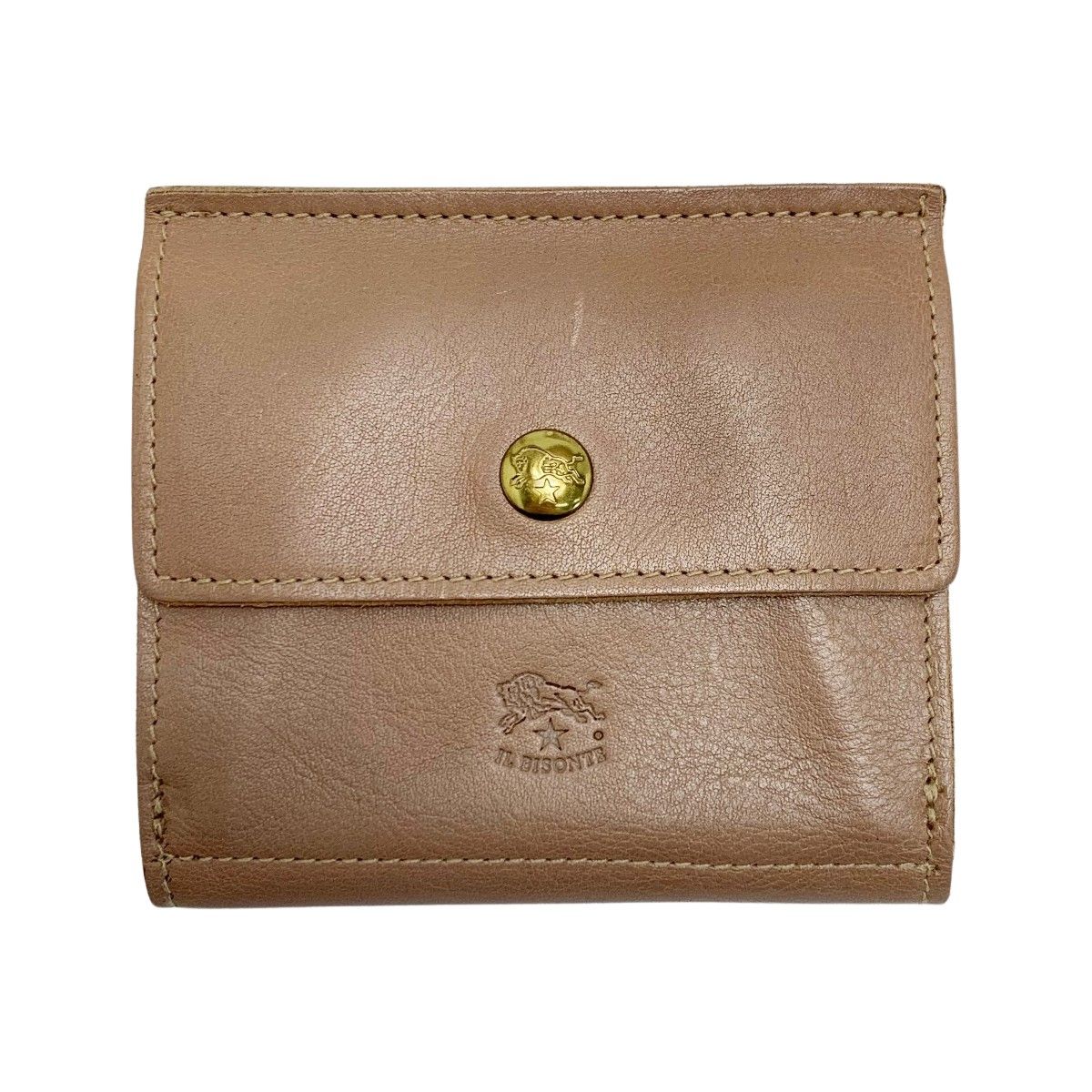 ☆☆IL BISONTE イルビゾンテ レザー C0910 Wホック財布