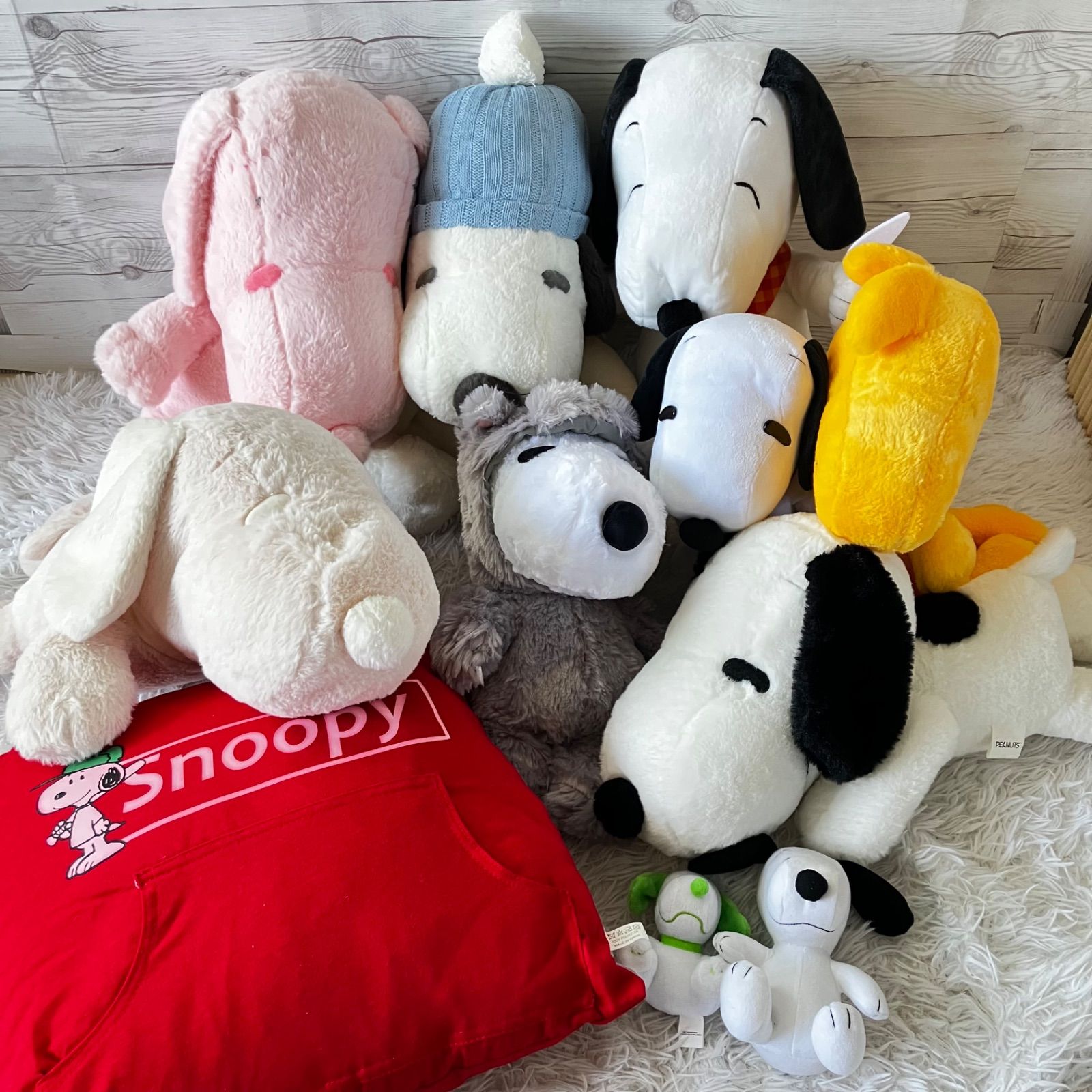 SNOOPY ぬいぐるみ PEANUTS 大量まとめ売り クッション 11点セット