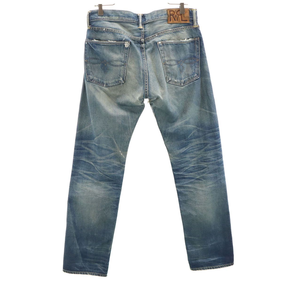 RRL ダブルアールエル USA製 ダメージ加工 デニムパンツ w31