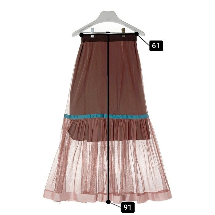 AMERI VINTAGE アメリヴィンテージ　ロングスカート ☆Ameri VINTAGE アメリヴィンテージ チュールロングスカート