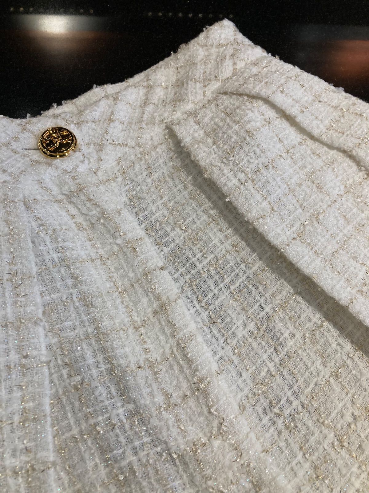 オフホワイト レディースパンツ