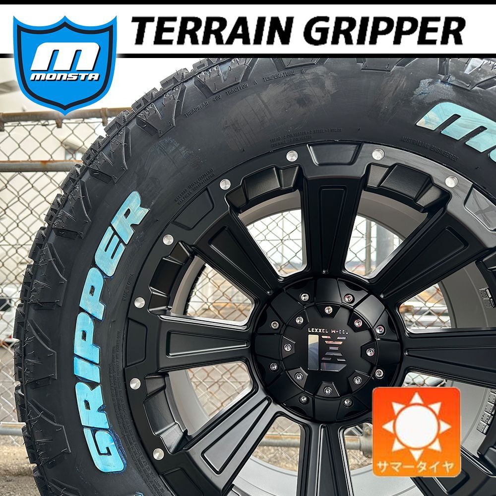 MONSTA Terrain Gripper 17インチ タイヤセット