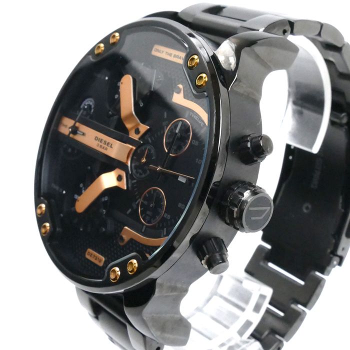 DIESEL ディーゼル ミスターダディ 腕時計 電池式 DZ-7312 メンズ 中古