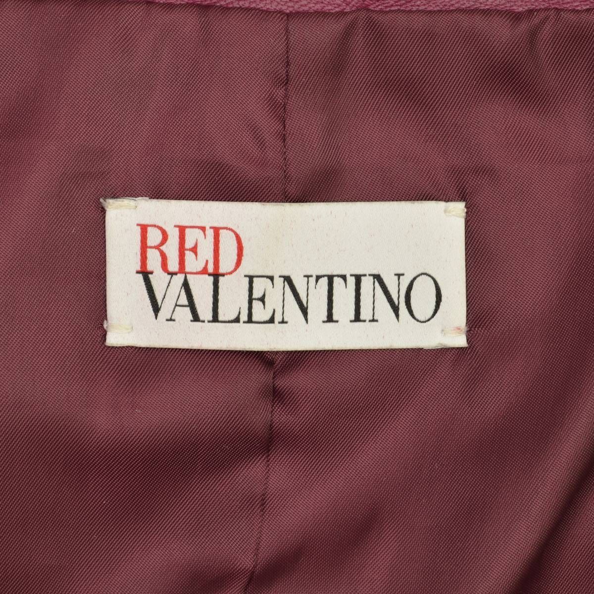 REDVALENTINO】ラムスキン ダブルライダースジャケット - メルカリ