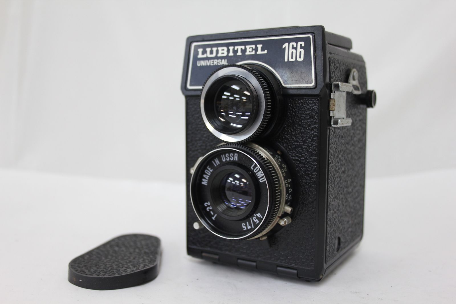 返品保証 ロモ Lomo Lubitel Universal 166 T-22 75mm F4.5 二眼カメラ M5156