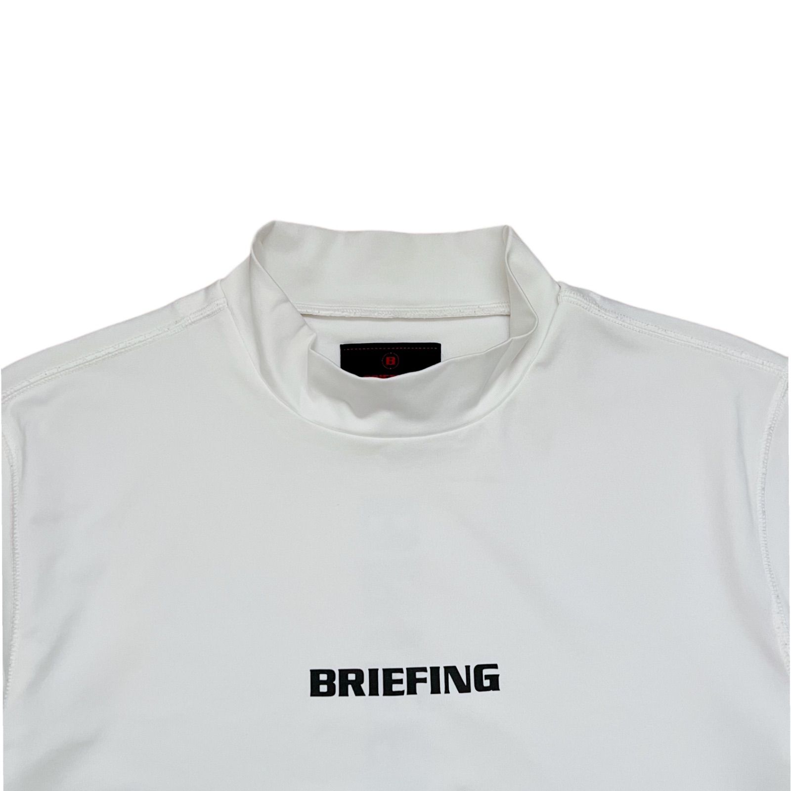 BRIEFING ブリーフィング モックネック インナー Lサイズ ホワイト