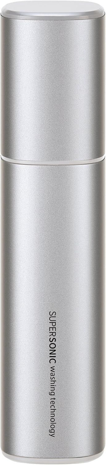 シャープ SHARP 超音波ウォッシャー コンパクト軽量タイプ USB防水対応 シルバー系 UW-S2-S