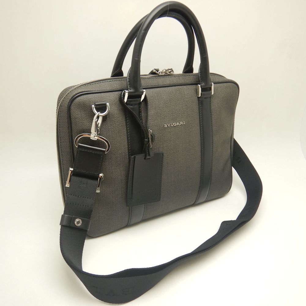 BVLGARI ブルガリ ウィークエンド 32541 ビジネスバッグ PVCx
