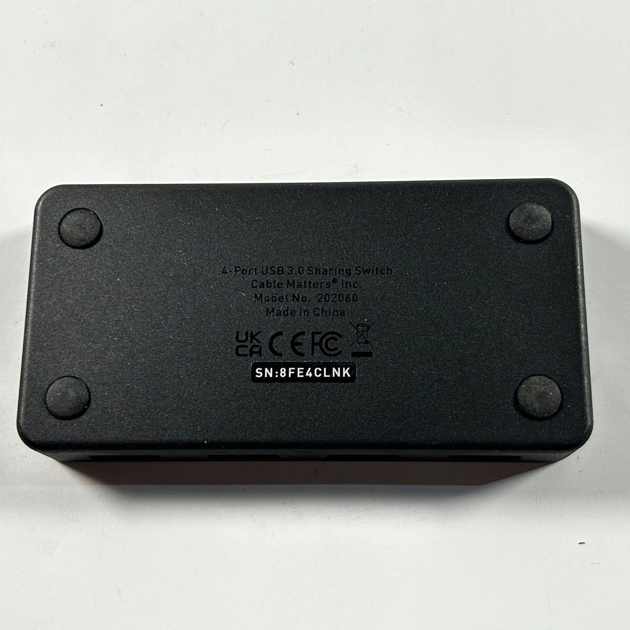 Cable Matters 4ポート USB切替器 Cable Matters 202060 USB切替器4