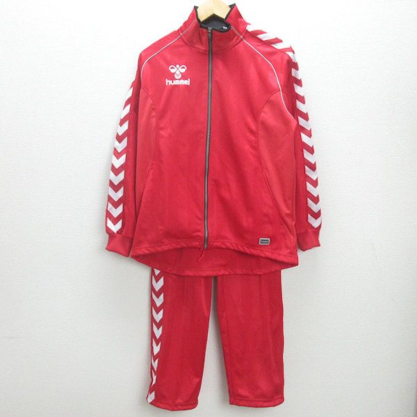 H□ヒュンメル/Hummel ジャージ 上下セットアップ【M】赤/MENS