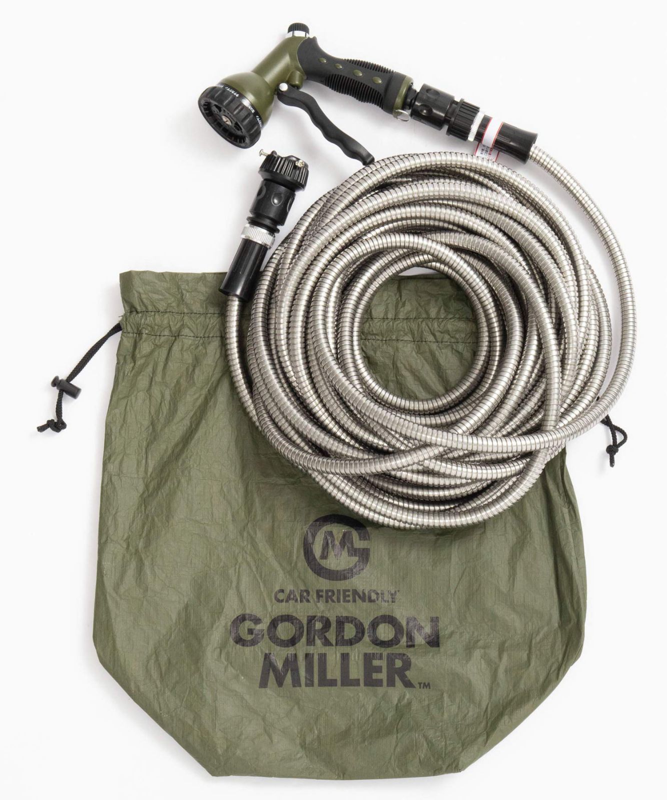 GORDON MILLER 車用 ステンレスウォーターホース 洗車用 タイベック素材 袋付 15m 01564987