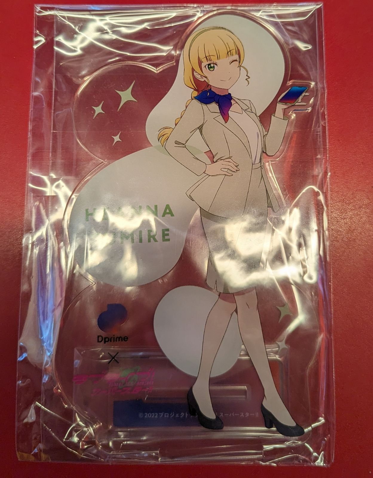 ラブライブ!スーパースター!!×Dprime オリジナルアクリルスタンド 平安名すみれ