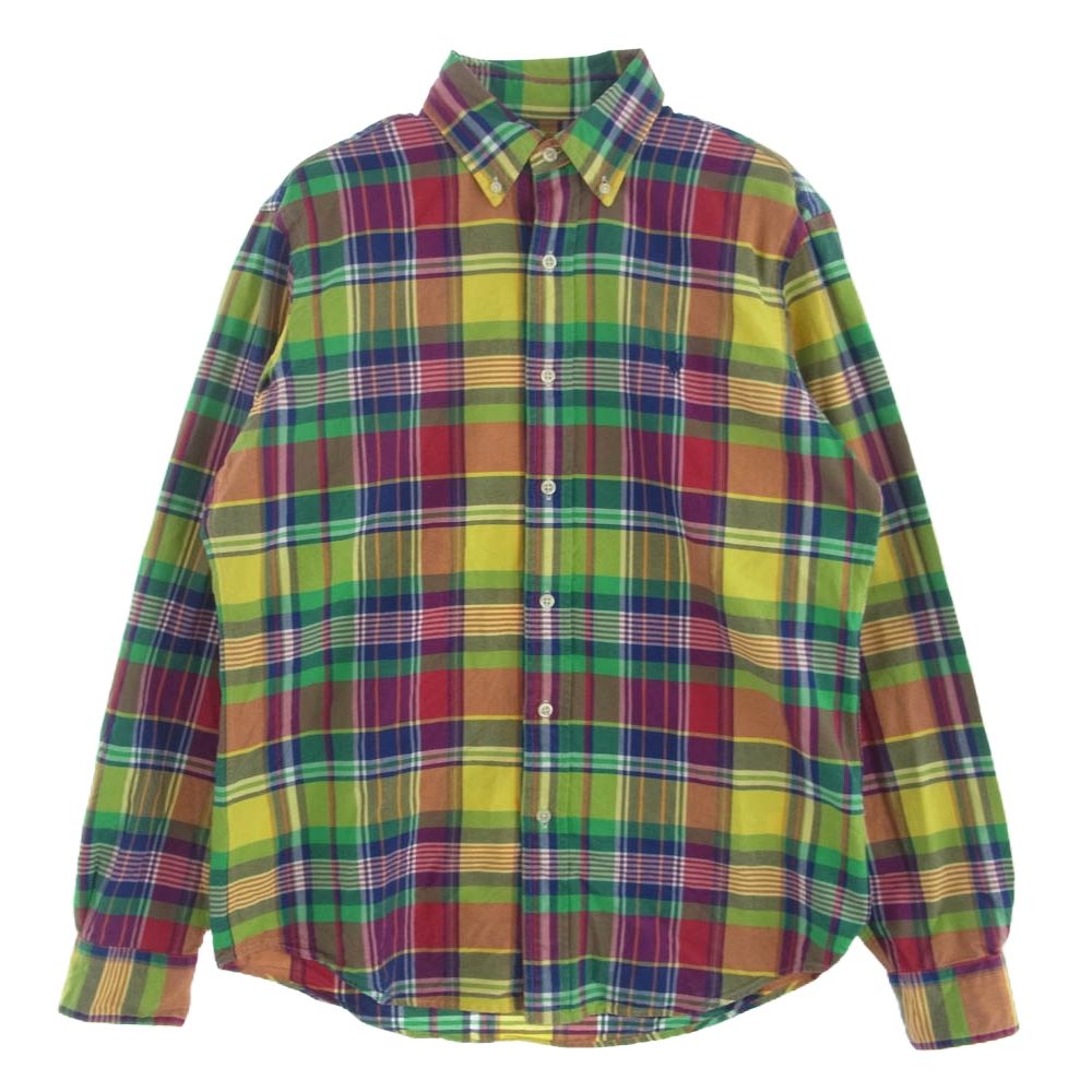 POLO RALPH LAUREN ポロ・ラルフローレン CLASSIC FIT クラシックフィット チェック BD シャツ マルチカラー系 S【中古】