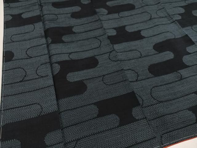 平和屋着物●結城紬　80亀甲　エ霞文　正絹　逸品　未使用　AAAY5977ph 平和屋着物○結城紬 80亀甲 エ霞文 正絹 逸品 未使用 AAAY5977ph