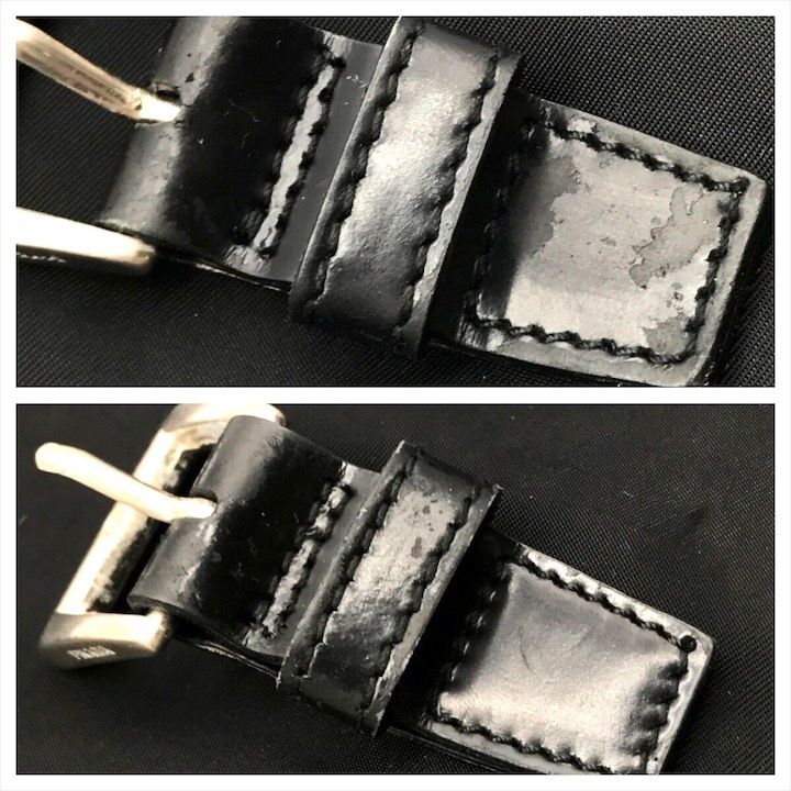 良品 PRADA プラダ メッセンジャー ショルダー バッグ ナイロン