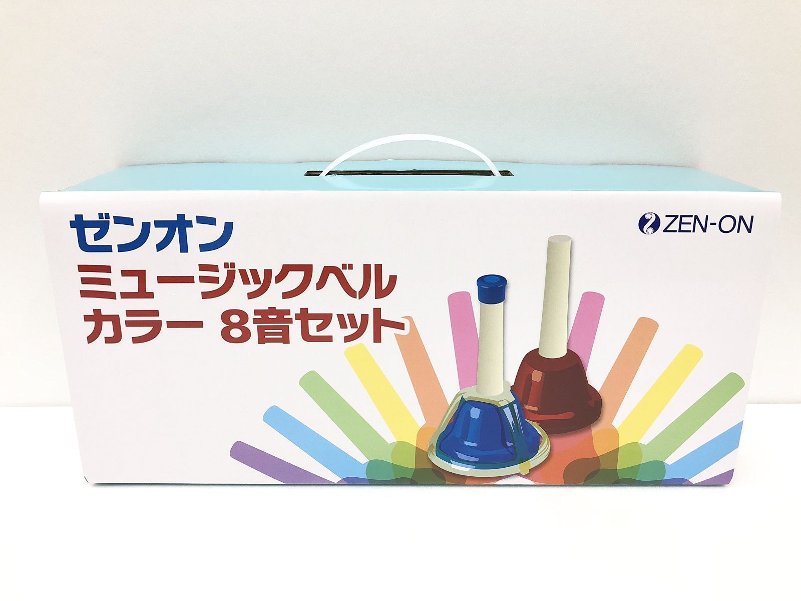 ゼンオン ミュージックベル カラーハンド式タイプ8音セット CBR-8