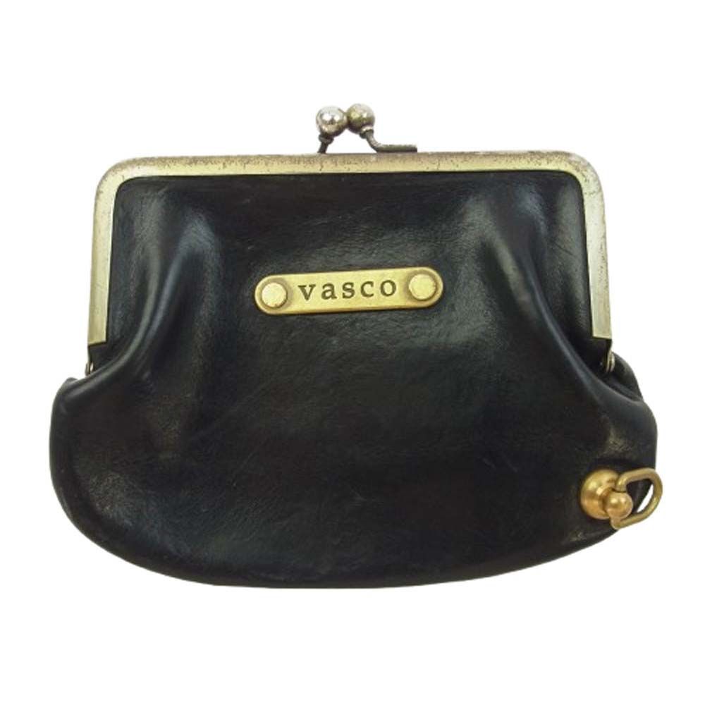 VASCO ヴァスコ バケッタレザー がま口 コイン ケース ブラス トチカン