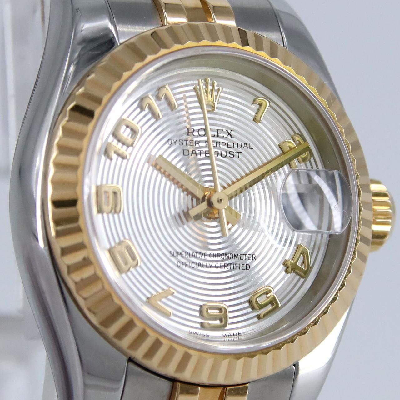 ロレックス デイトジャスト 179173 純正コマ　SS×YG 美品 ロレックス デイトジャスト 179173 SSxYG 自動巻 D番