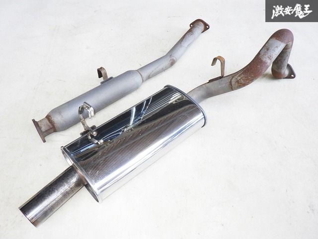【希少！】アーキュレー AE86 ハチロク Hachiroku レビン トレノ 4AG セミステン デフ上 マフラー 中間 set 出口75φ メイン60φ 棚G-11