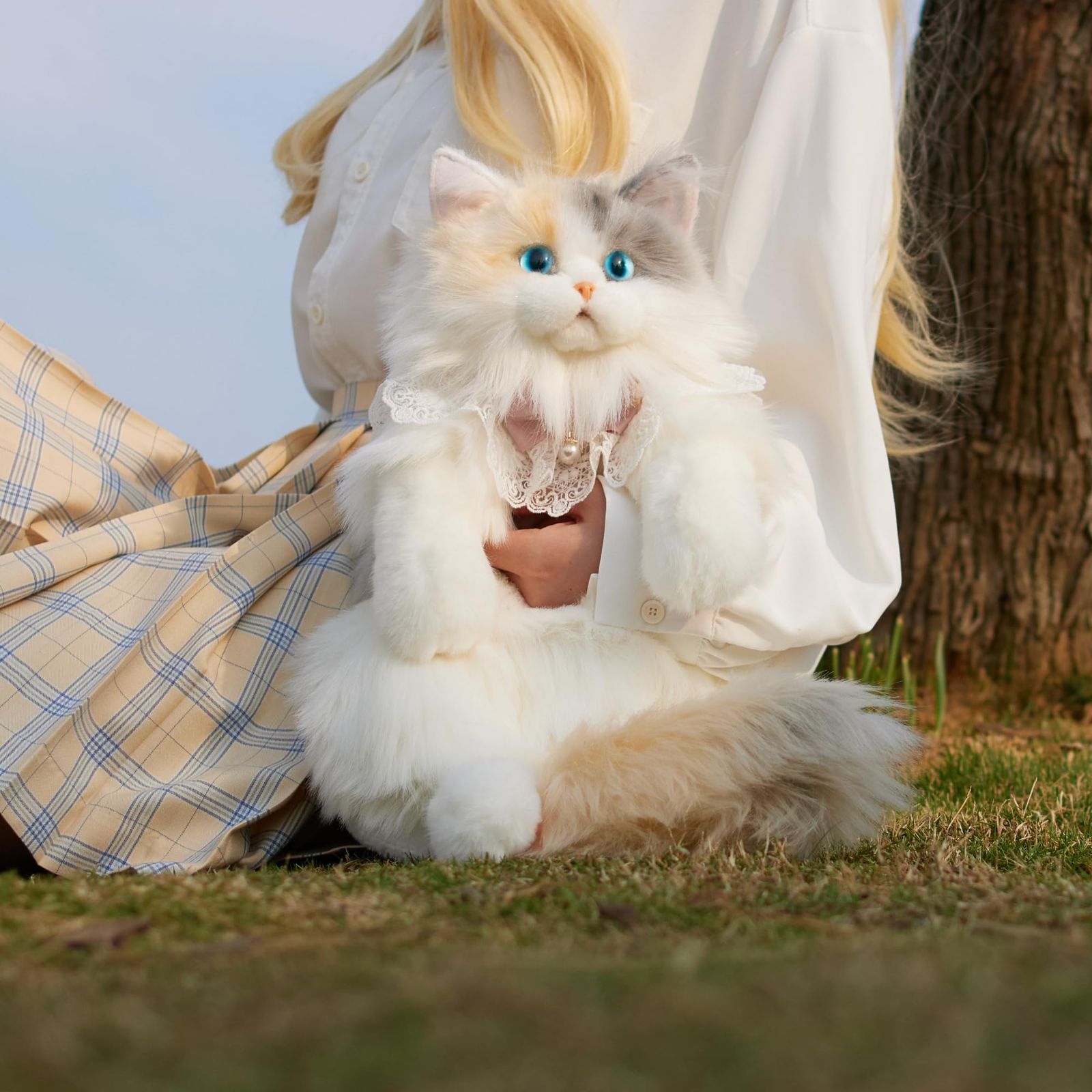 新着商品】Chongker 猫ぬいぐるみ 本物そっくり - リアルな猫型