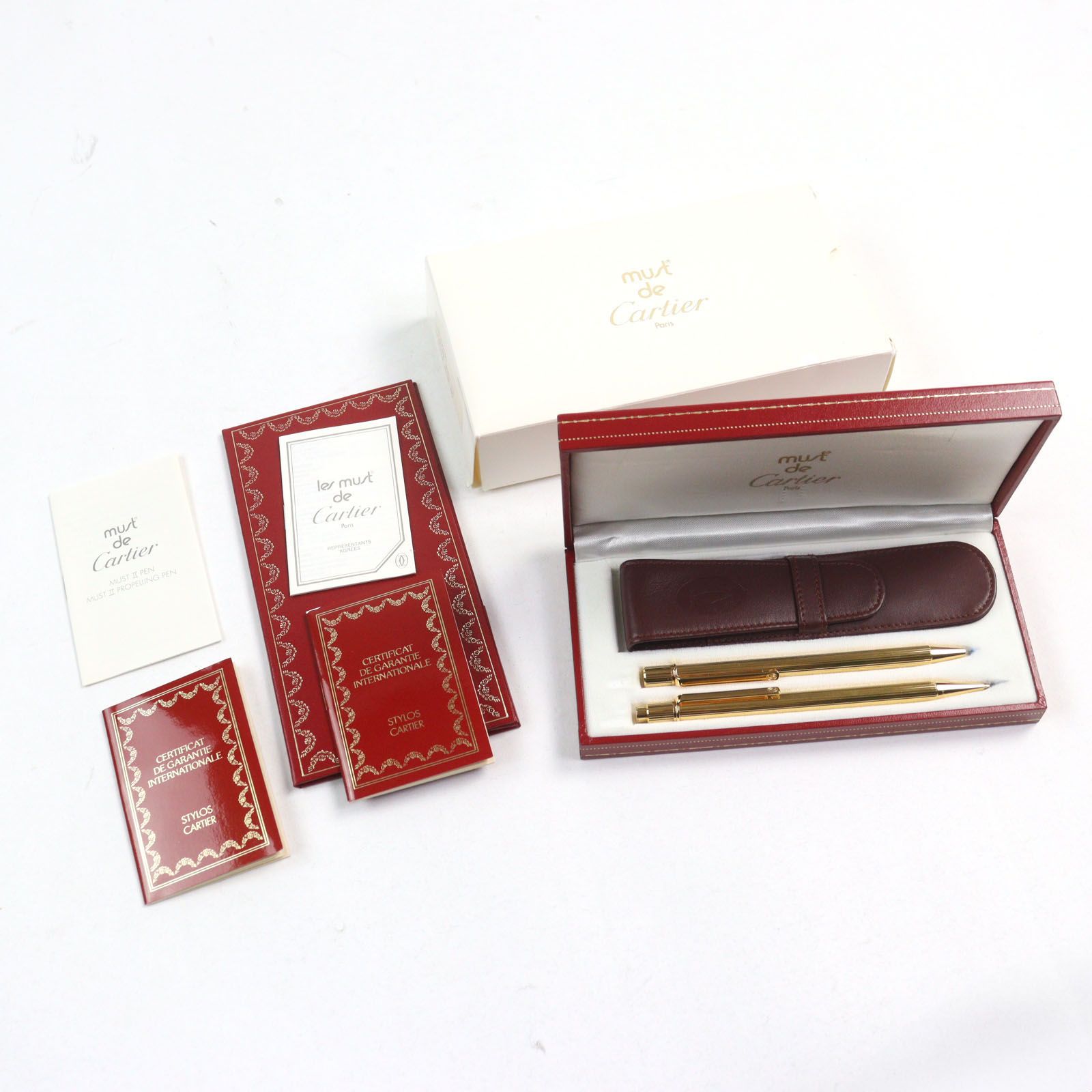 【美品/箱付き】カルティエ Cartier must de 高級ボールペン 081487_1.jpg