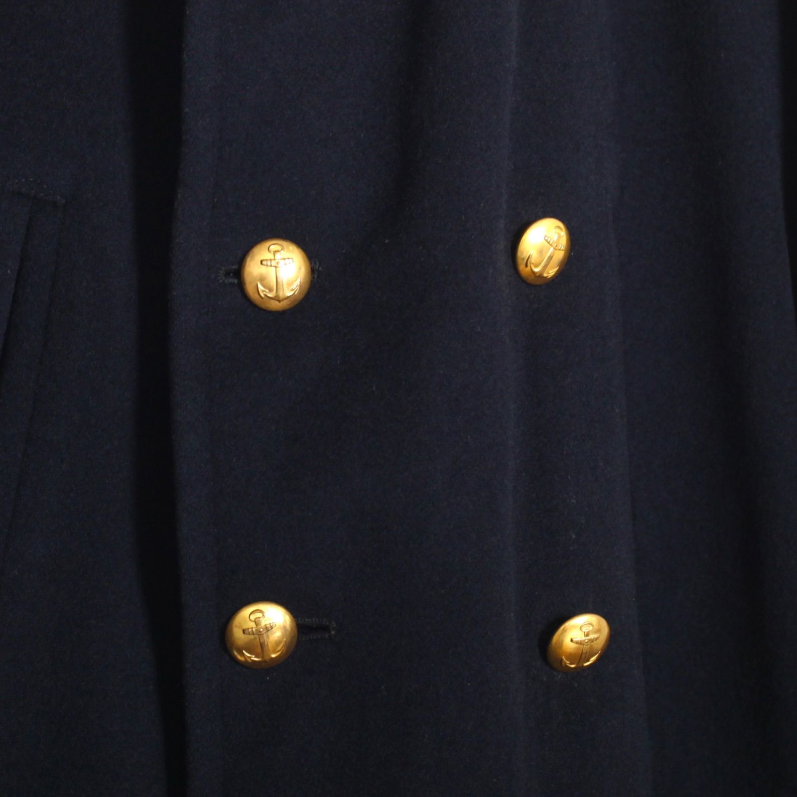 CBV KARLSKRONA ウールコート スウェーデン軍 ネイビー 42 CBV