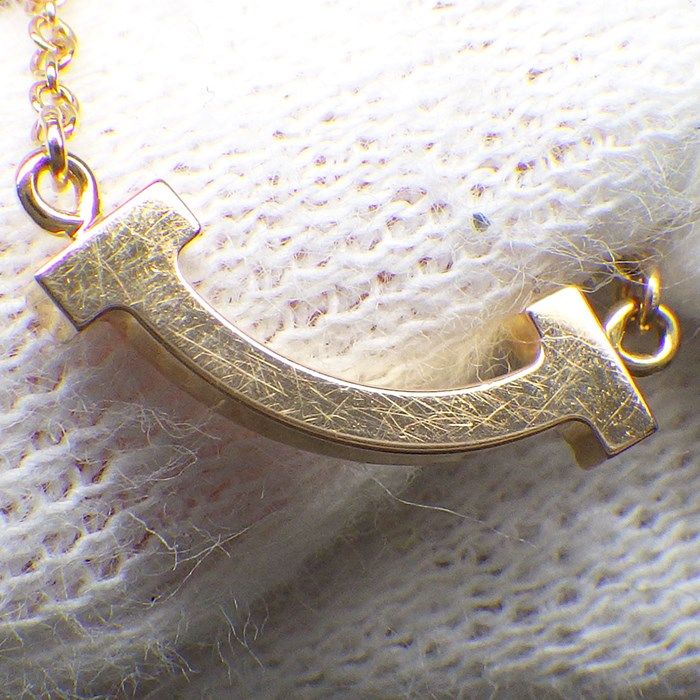 ティファニー Tiffany & Co. ネックレス T スマイル ミニ マイクロ  