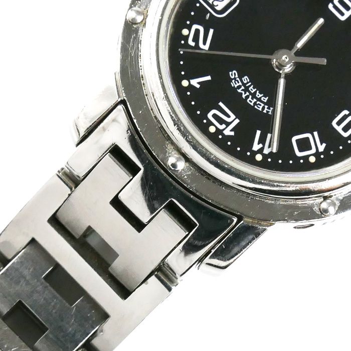HERMES エルメス クリッパー 腕時計 電池式 CL4.210 レディース 中古  