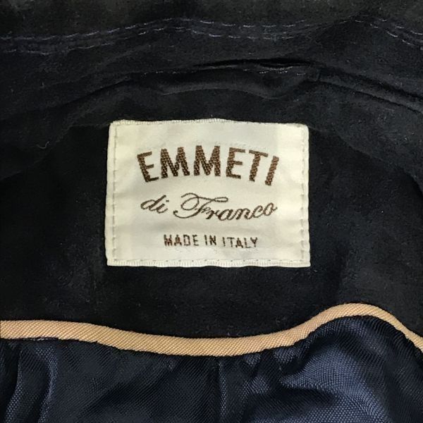 (最終値下げ)エンメティ 本革 キルティング ジャケット 試着交換OK!Made in Italy☆EMMETI/エンメティ☆ヤギ革/レザー