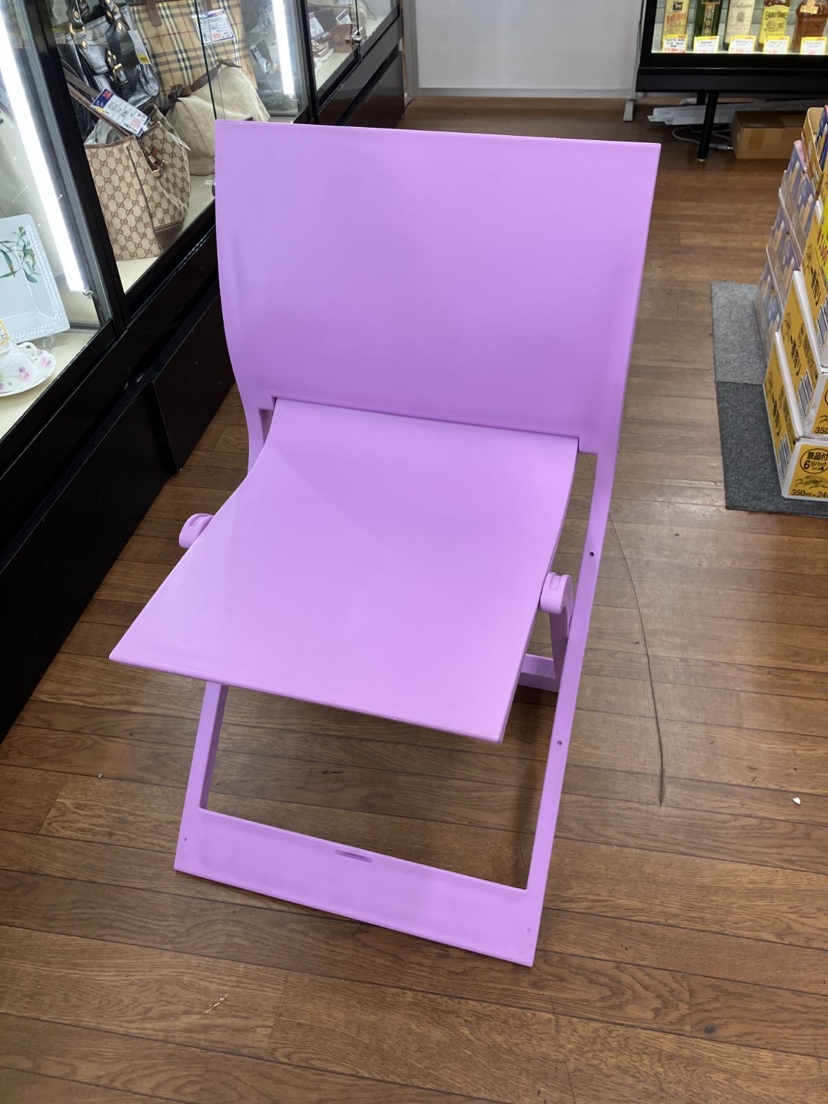 waves ウェーブス 折り畳みチェア パープル C9-100 Ｔ