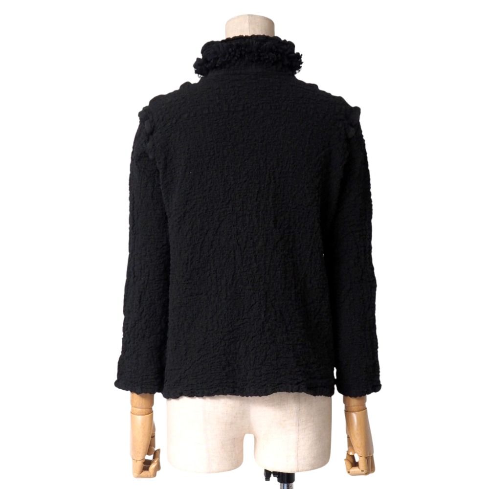 me ISSEY MIYAKE　カリフラワージャケット　カーディガン　黒 me ISSEY MIYAKE ミー イッセイミヤケ カーディガン