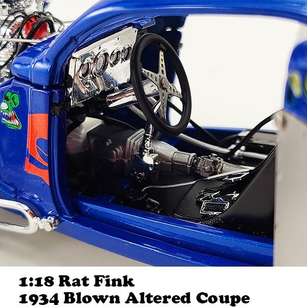 ACME 1:18 Rat Fink 1934 Blown Altered Coupe 【ラットフィンク】ミニカー