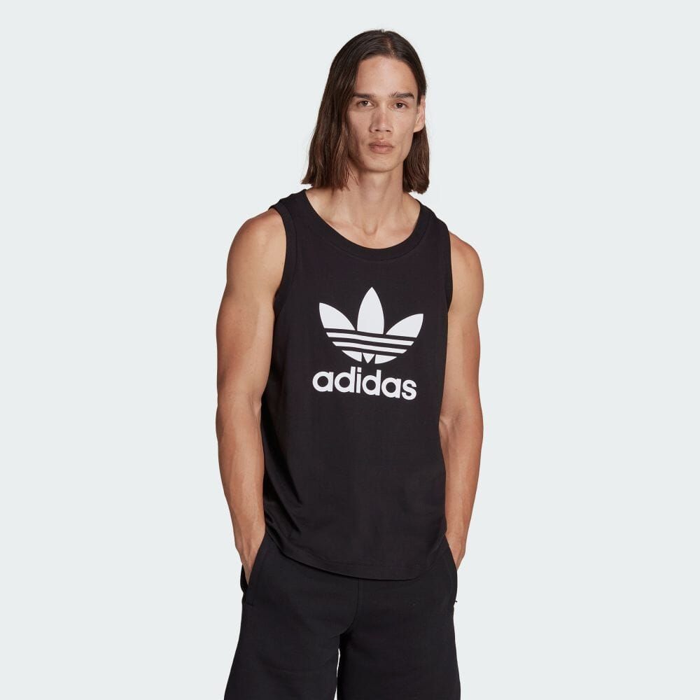 (アディダスオリジナルス) adidas Originals アディカラー クラシックス トレフォイル タンクトップ メンズ BVB27 IA4811 MENS ADICOLOR CLASSICS TREFOIL TANK TOP BLACK