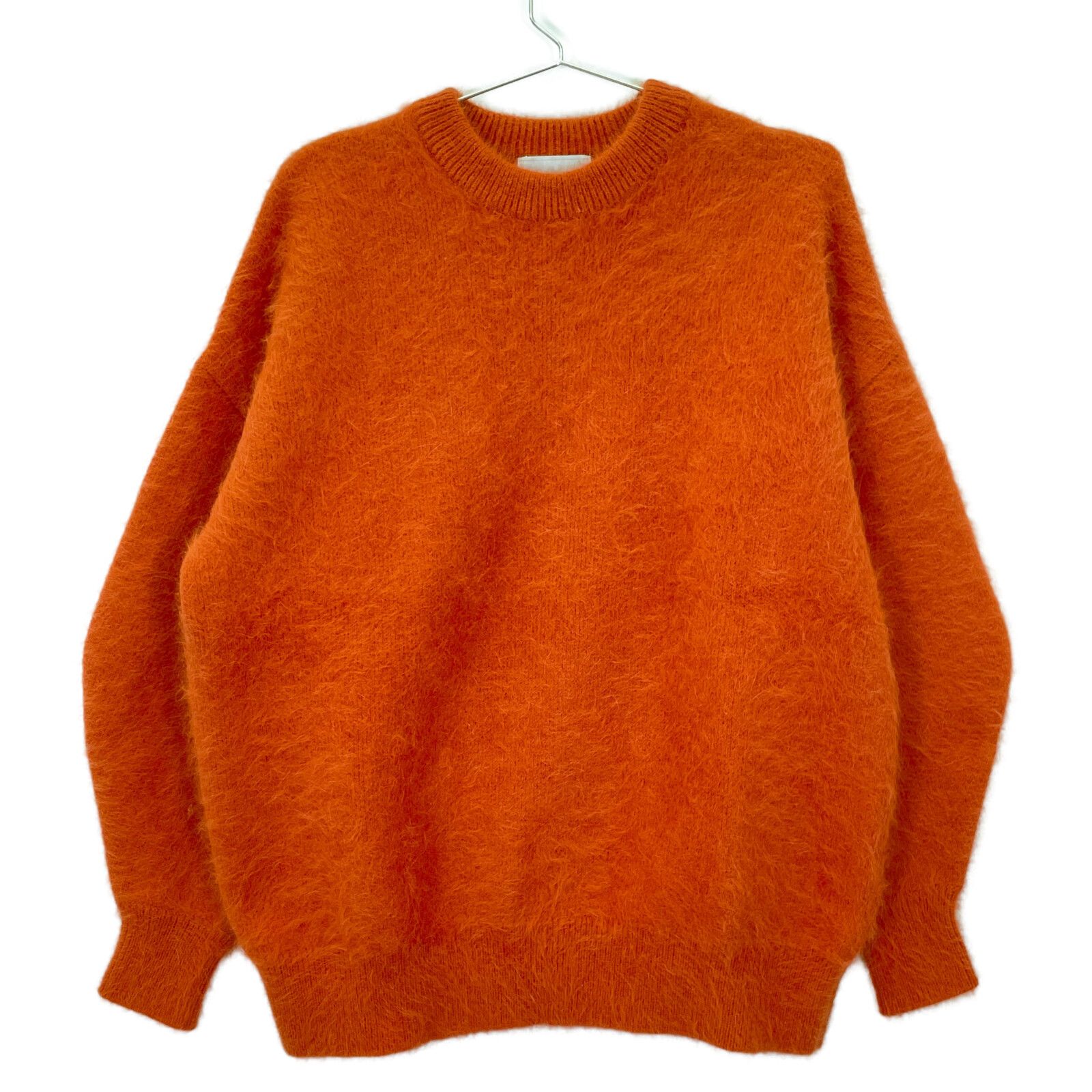 CLANE クラネ 15106-2332 23 AW ﾚｯﾄﾞ ｱﾝｺﾞﾗ ﾌﾞﾙｷｰｽﾘｰﾌﾞﾆｯﾄTﾄｯﾌﾟｽ 1