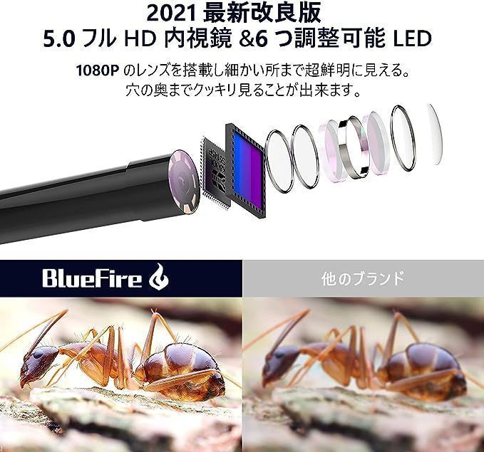 ワイヤレス内視鏡カメラ