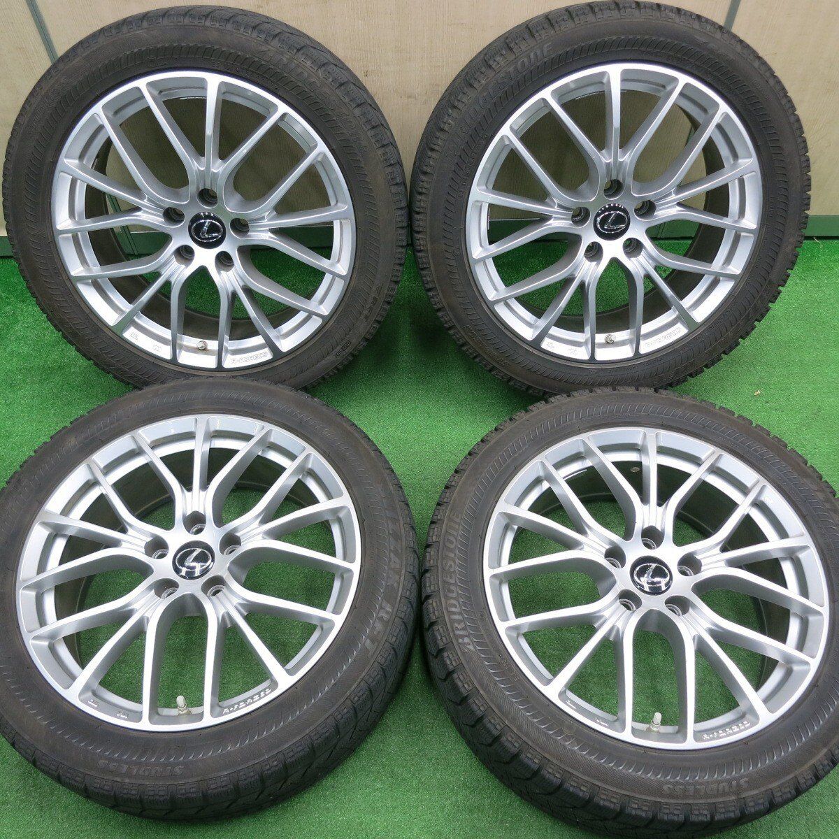 4本価格 レクサス等 阿部商会 LaStrada LEVIS 225|50R18 スタッドレス ブリヂストン ブリザック RFT PCD114.3|5H 4111406NJス