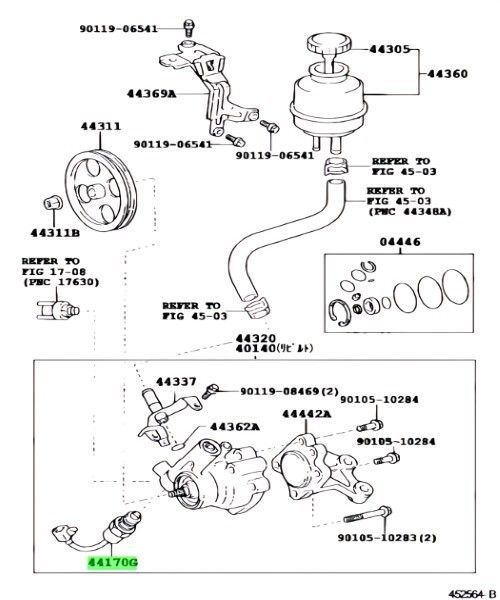 トヨタ 純正 ソアラ レクサス SC430 パワーステアリング ソレノイド バルブ Valve Solenoid For Power Steering TOYOTA LEXUS