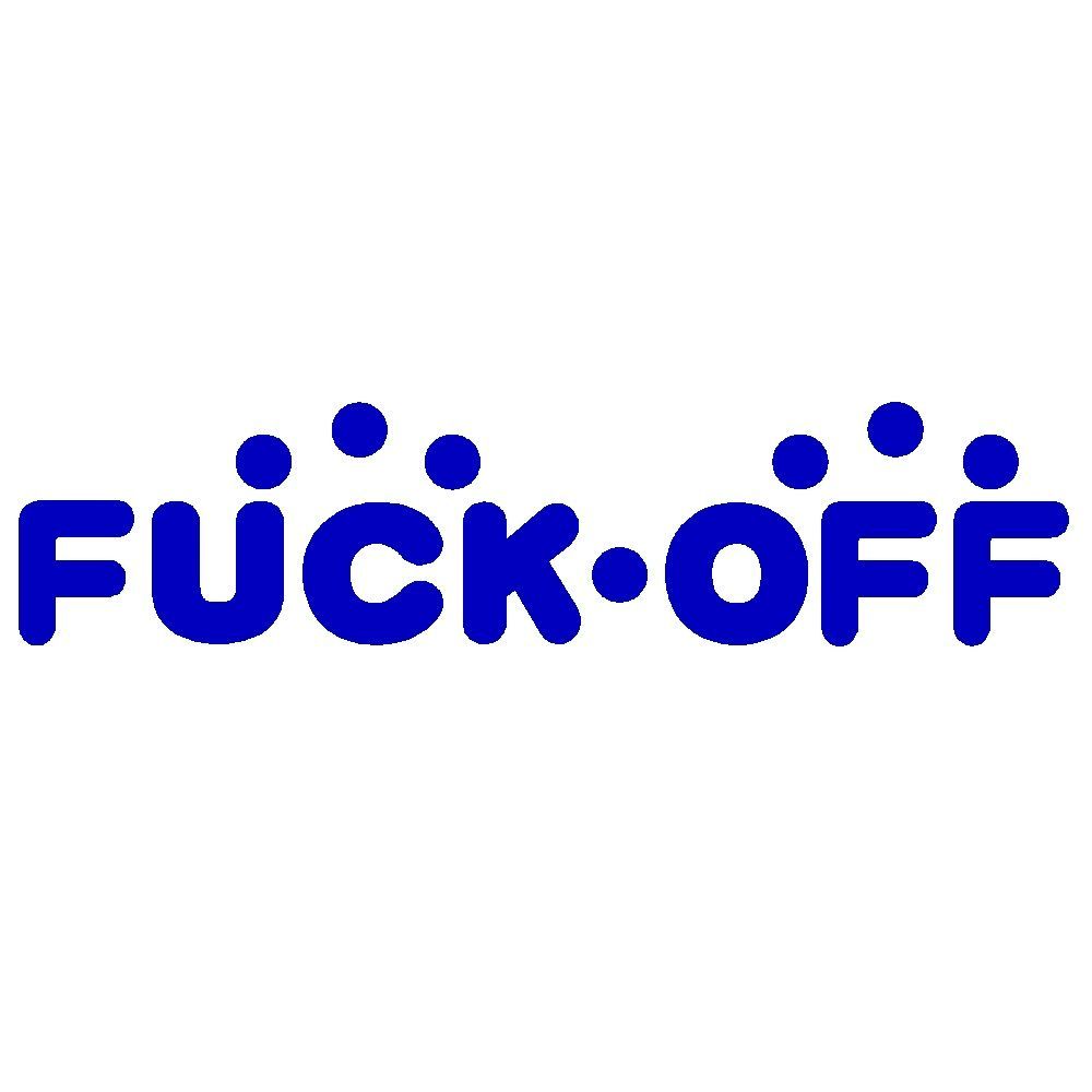 fuck off ステッカー トップ