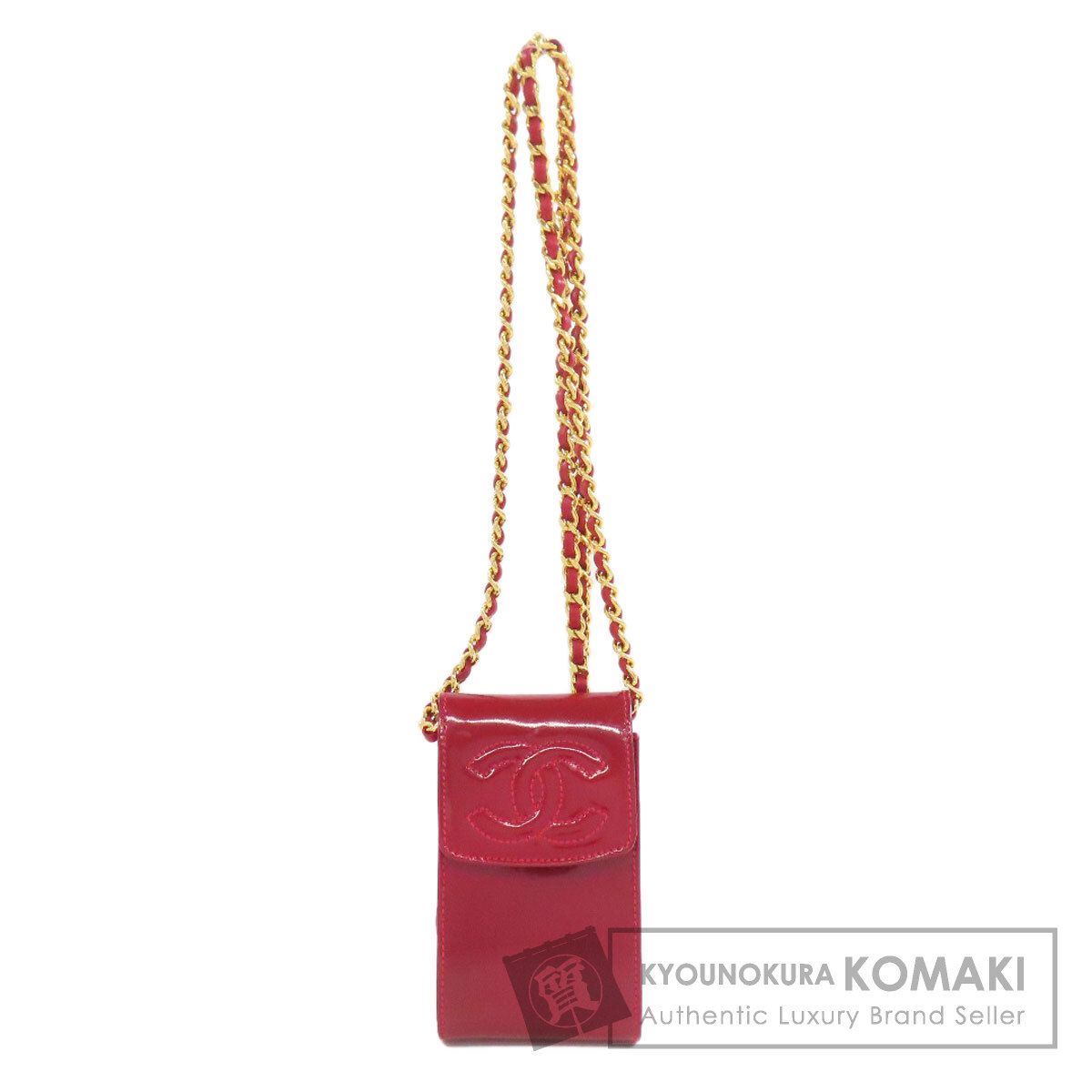 CHANEL シャネル エナメル　ポーチ CHANEL シャネル ポーチ ブラック エナメル ココマーク - メルカリ