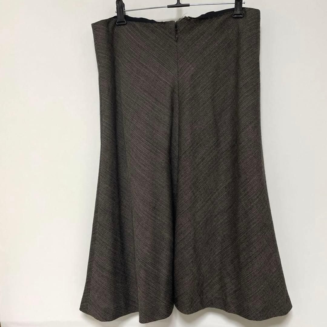 Ralph RL Lauren ラルフローレンフレアスカート 5f ウール100 - メルカリ