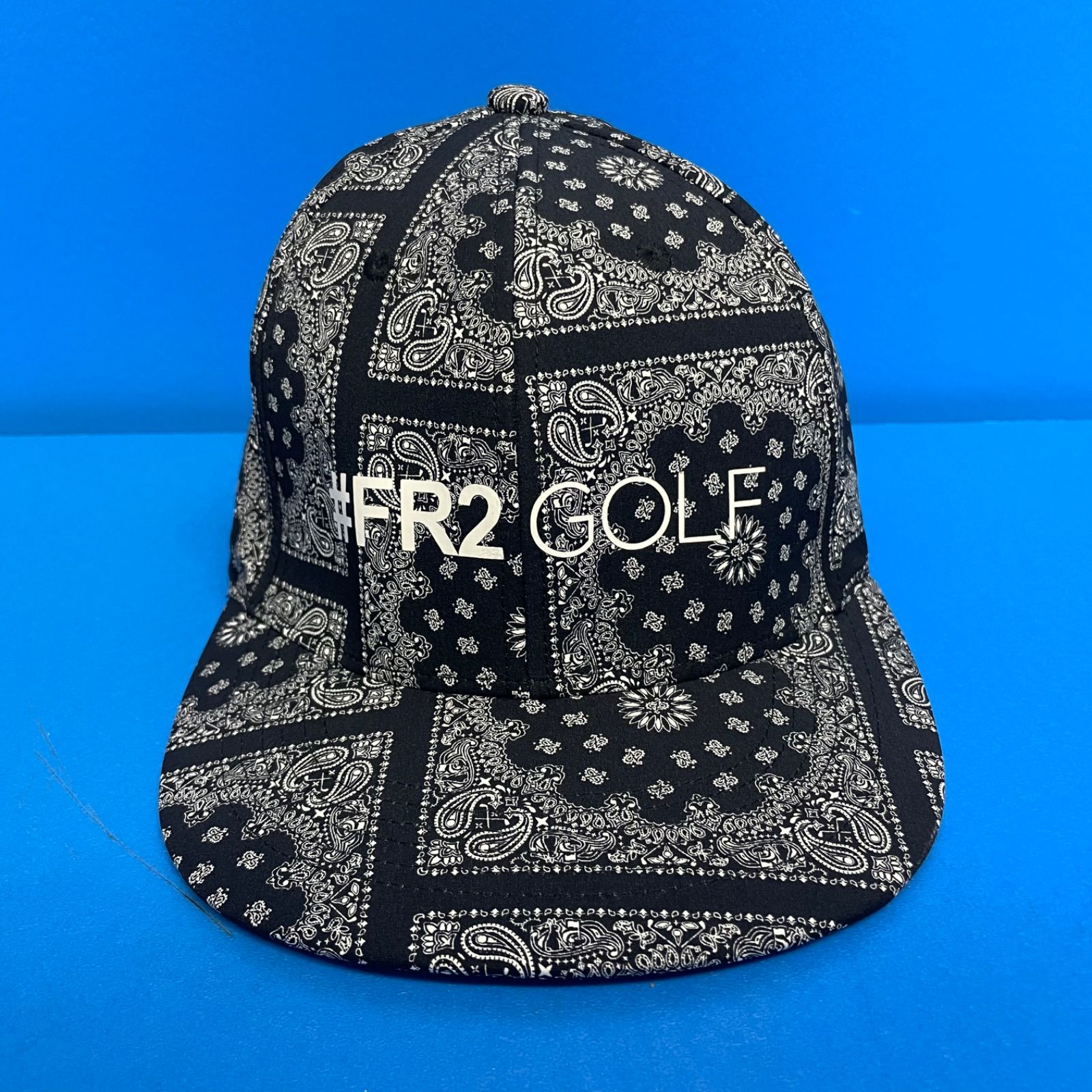 #FR2 - 【新品・未試着】#FR2 GOLF ペイズリー柄キャップ 黒 送料込み ⭐︎綺麗⭐︎ #FR2 GOLF ペイズリー柄 キャップ - メルカリ