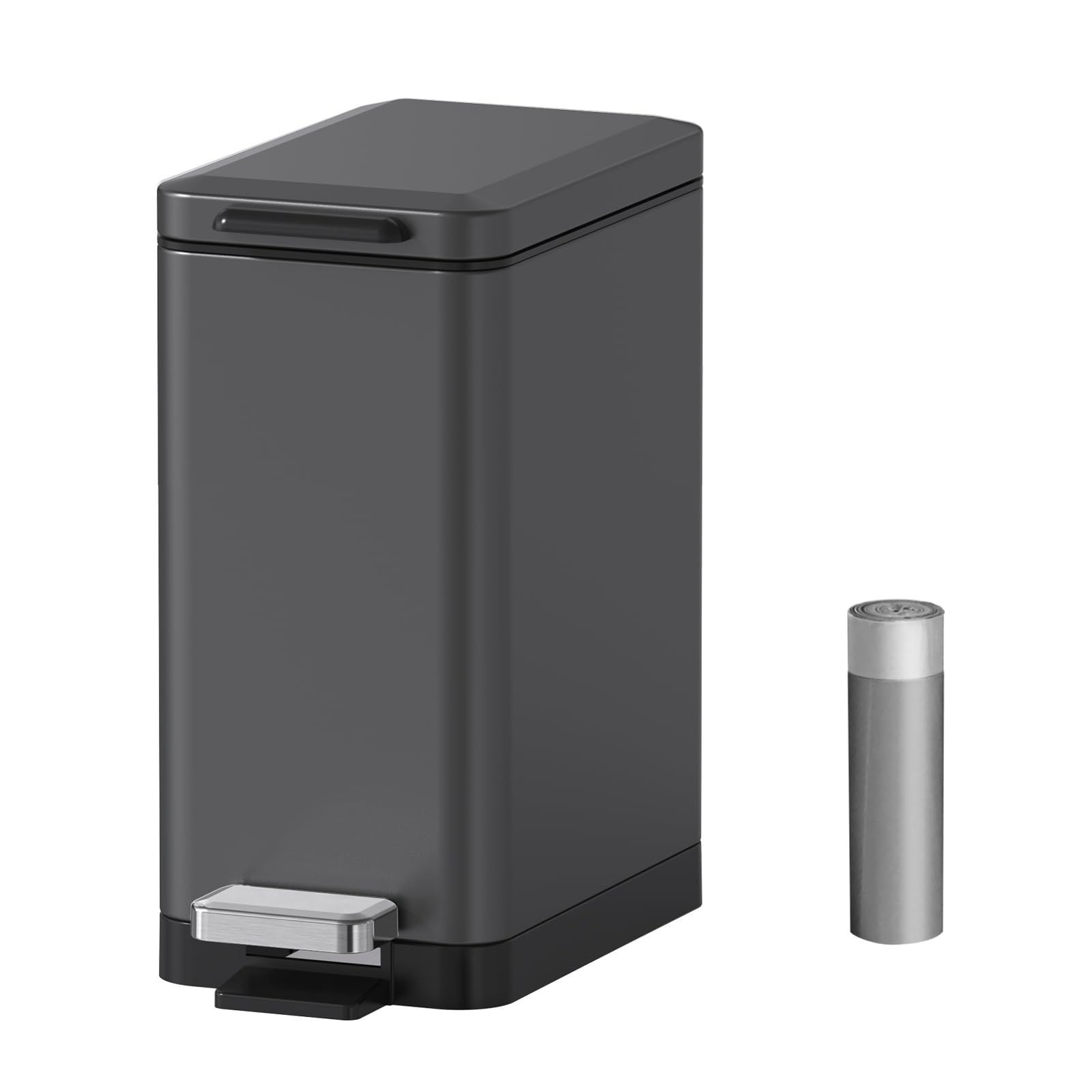 ゴミ箱 おしゃれ スリム 10L_グレイ 匿名配送 40リットル Mbillion