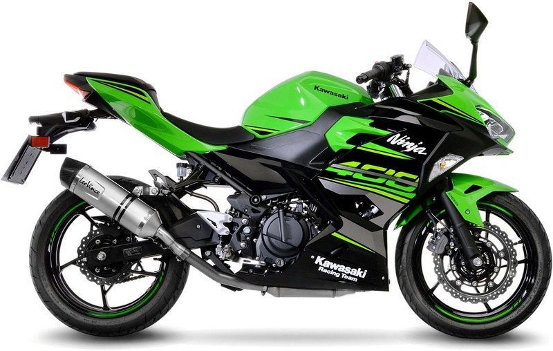 LeoVince / レオビンチ LV ONE EVO スリップオン ステンレス  カーボンファイバー エンドキャップ eマーク取得 KAWASAKI NINJA 400 (2018-2019) | 14259E
